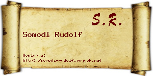 Somodi Rudolf névjegykártya